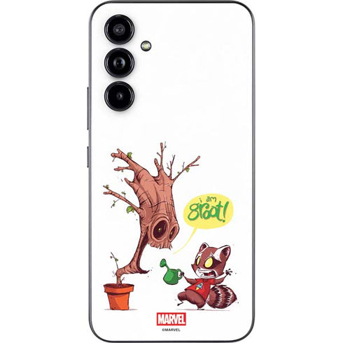 Marvel Rocket Raccoon and Groot Tall Tails Galaxy A54 5G Skin